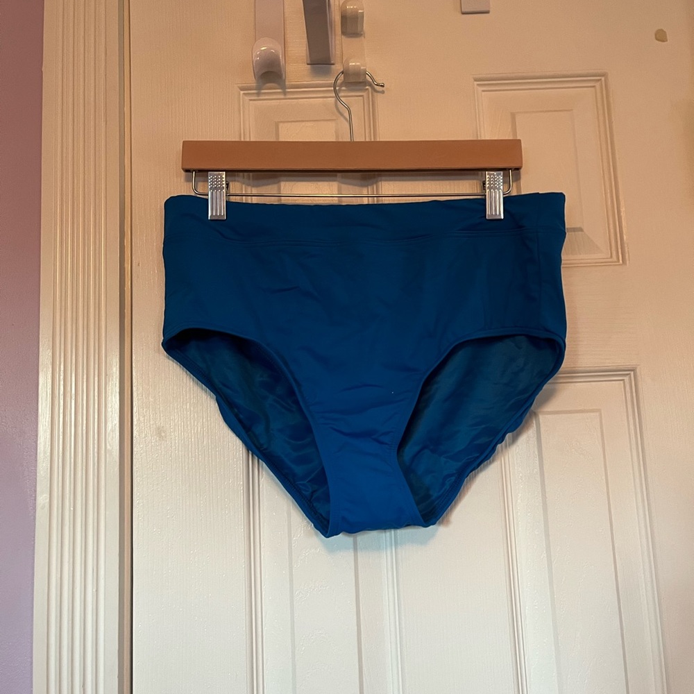 High waisted full coverage bathing suit bottoms